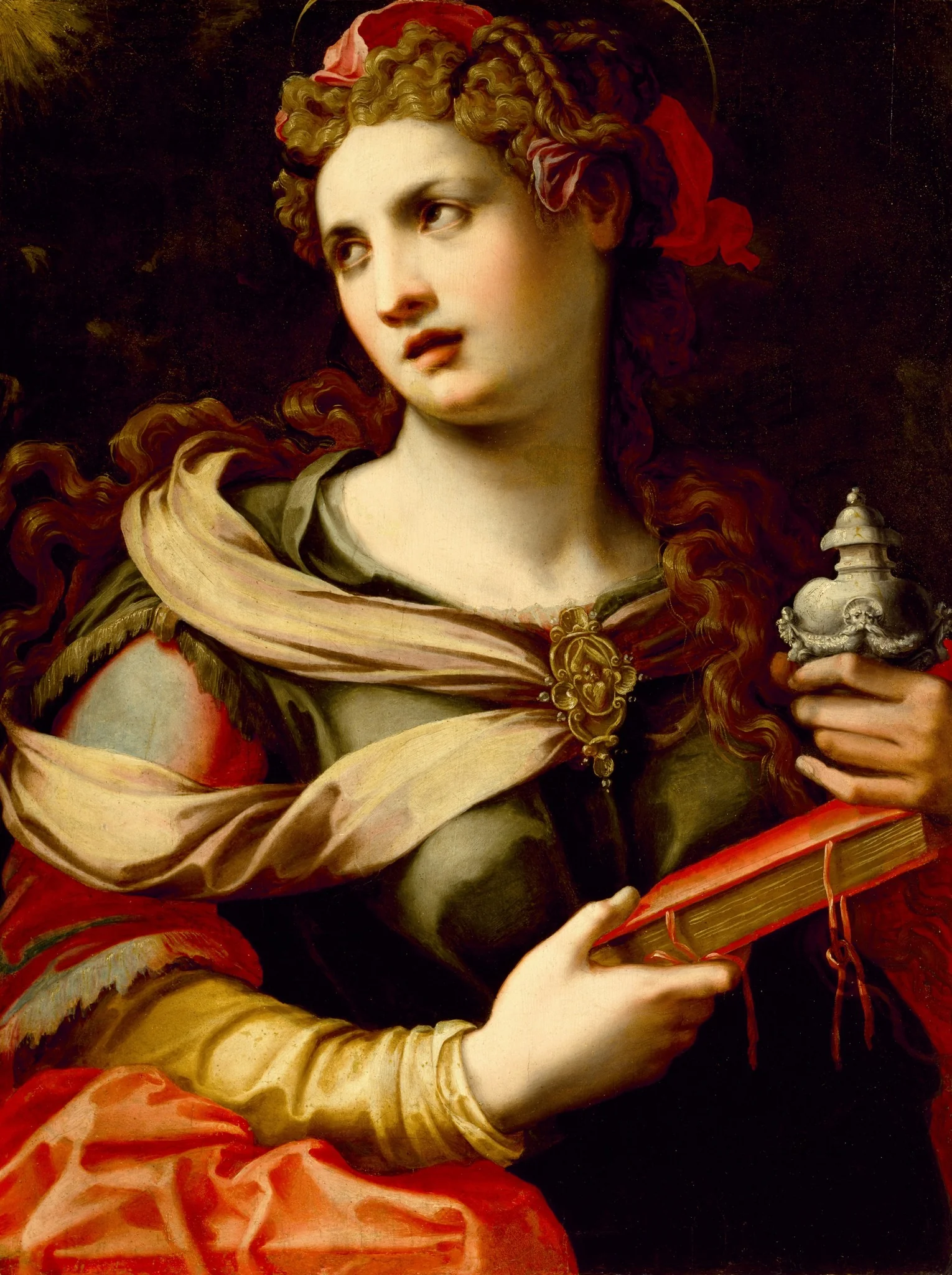 Saint Mary Magdalene, detail