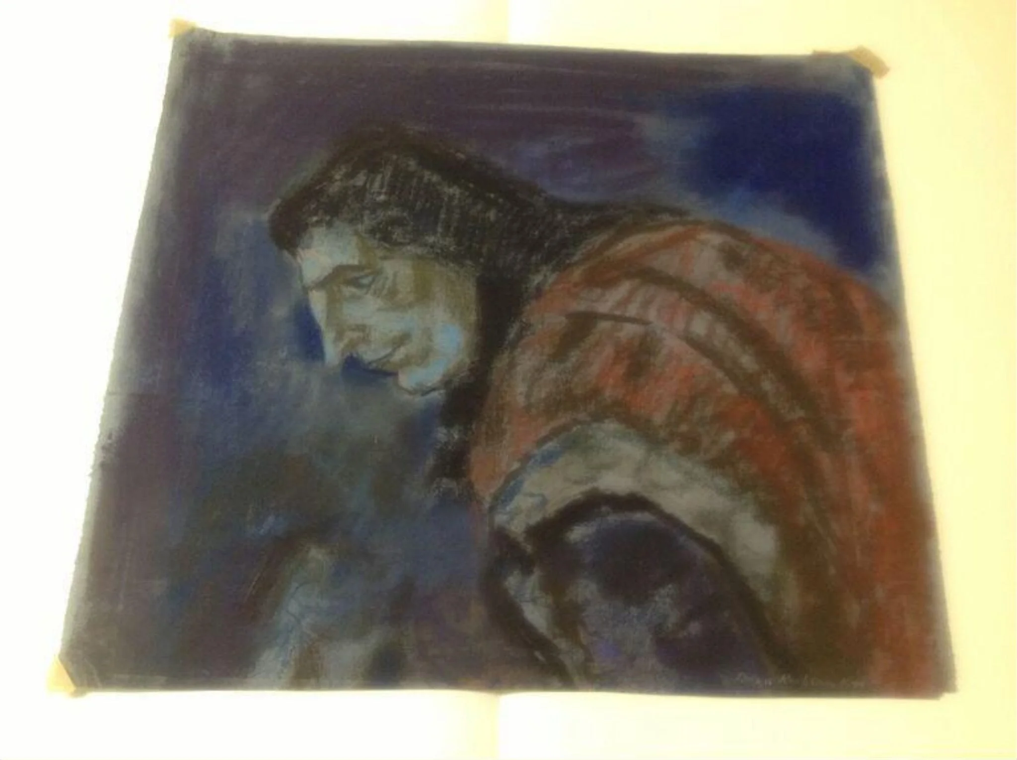 Morris Kestelman drawing, detail