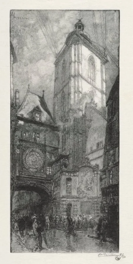 Rouen Illustré: La Gros Horloge, detail