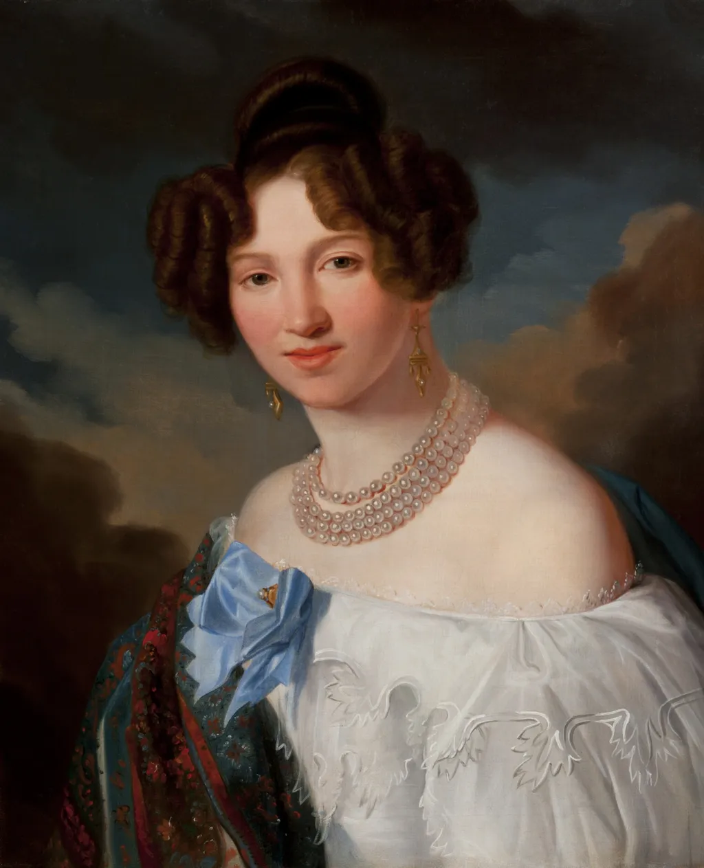 Portrait of Sydonia Henoch née Roller (Copy?), by Franciszek Ksawery Lampi, oil, 1827