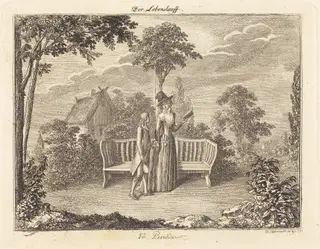 Childhood, by Daniel Nikolaus Chodowiecki, ink, 1793