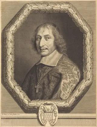 Philibert-Emmanuel de Beaumanoir Lavardin, by Robert Nanteuil, ink, 1660