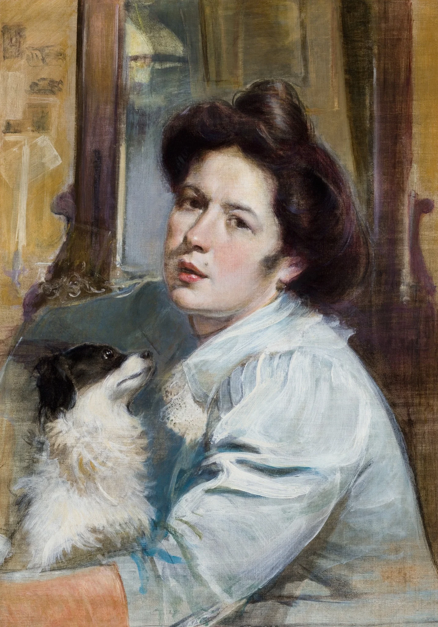 Portrait of Wife, detail