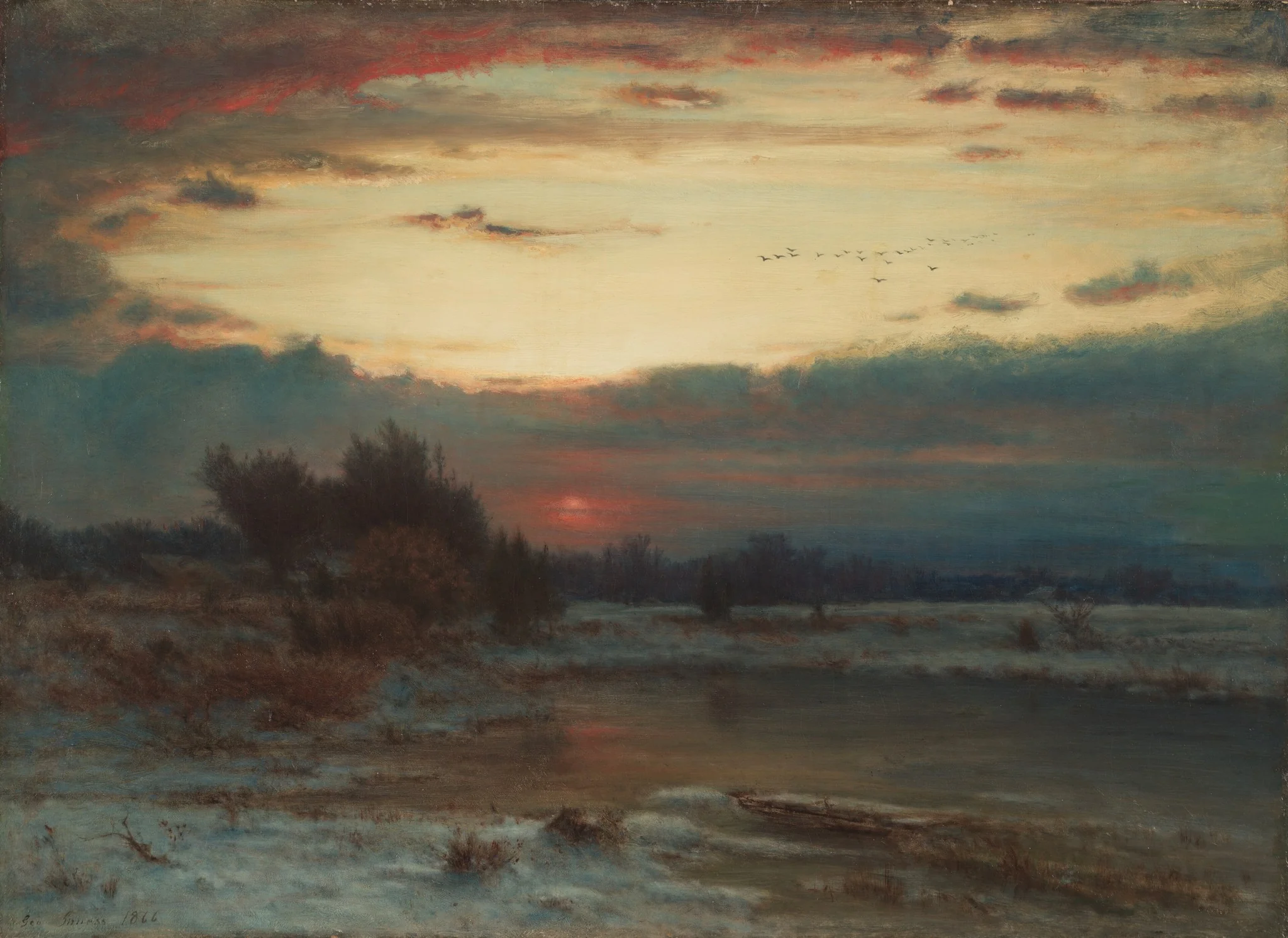 A Winter Sky, detail
