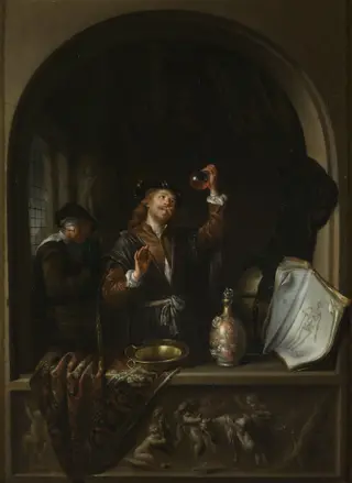 The Doctor, by Jan Adriaensz. van Staveren, oil, 1653