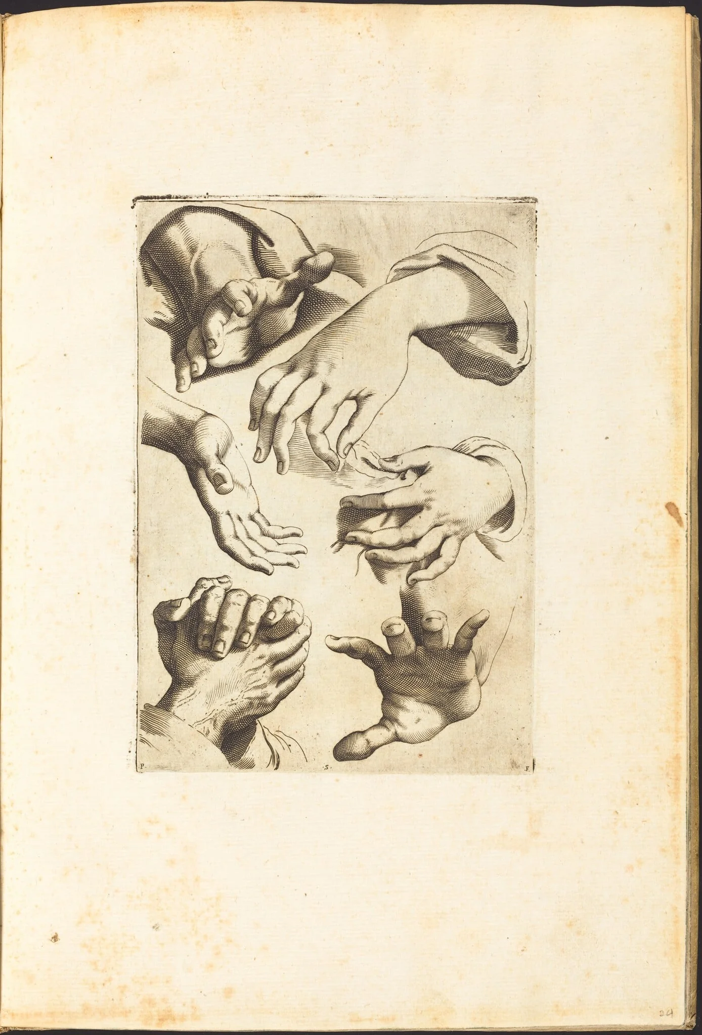 Print from Drawing Book, detail