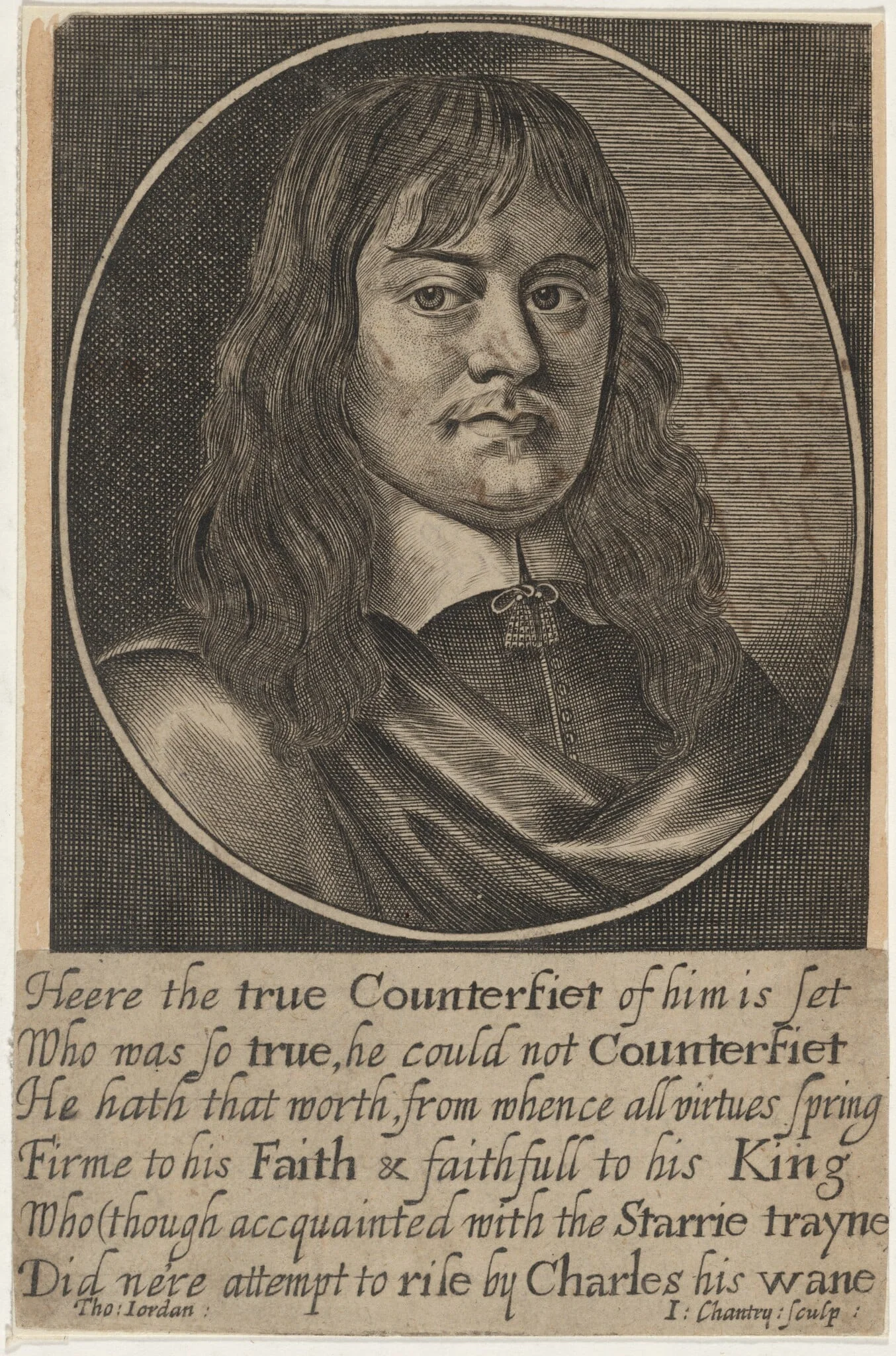 Sir George Wharton, detail