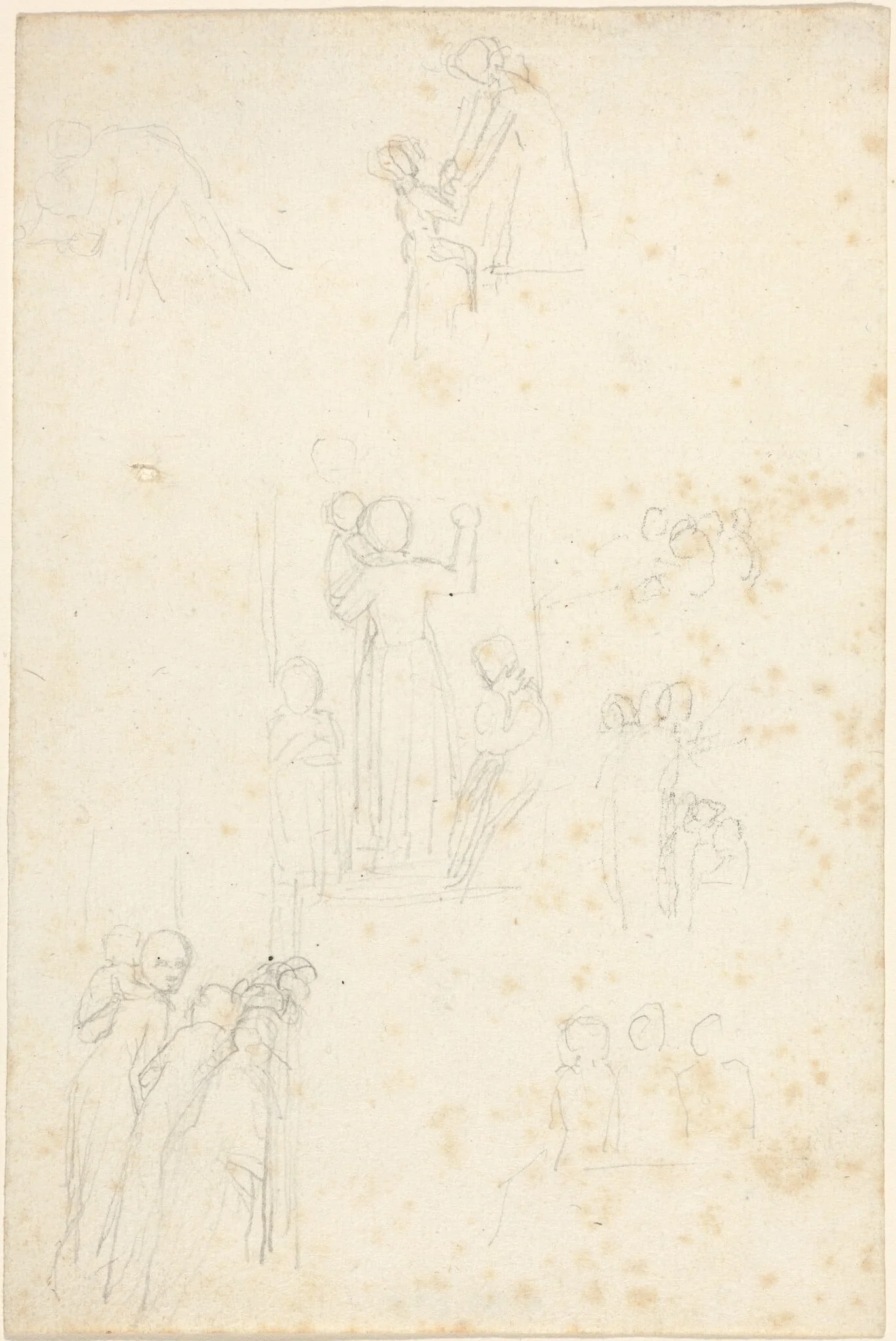 Sheet of Studies, detail