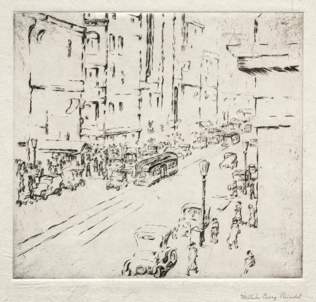 The Avenue, by William George Reindel, 1918