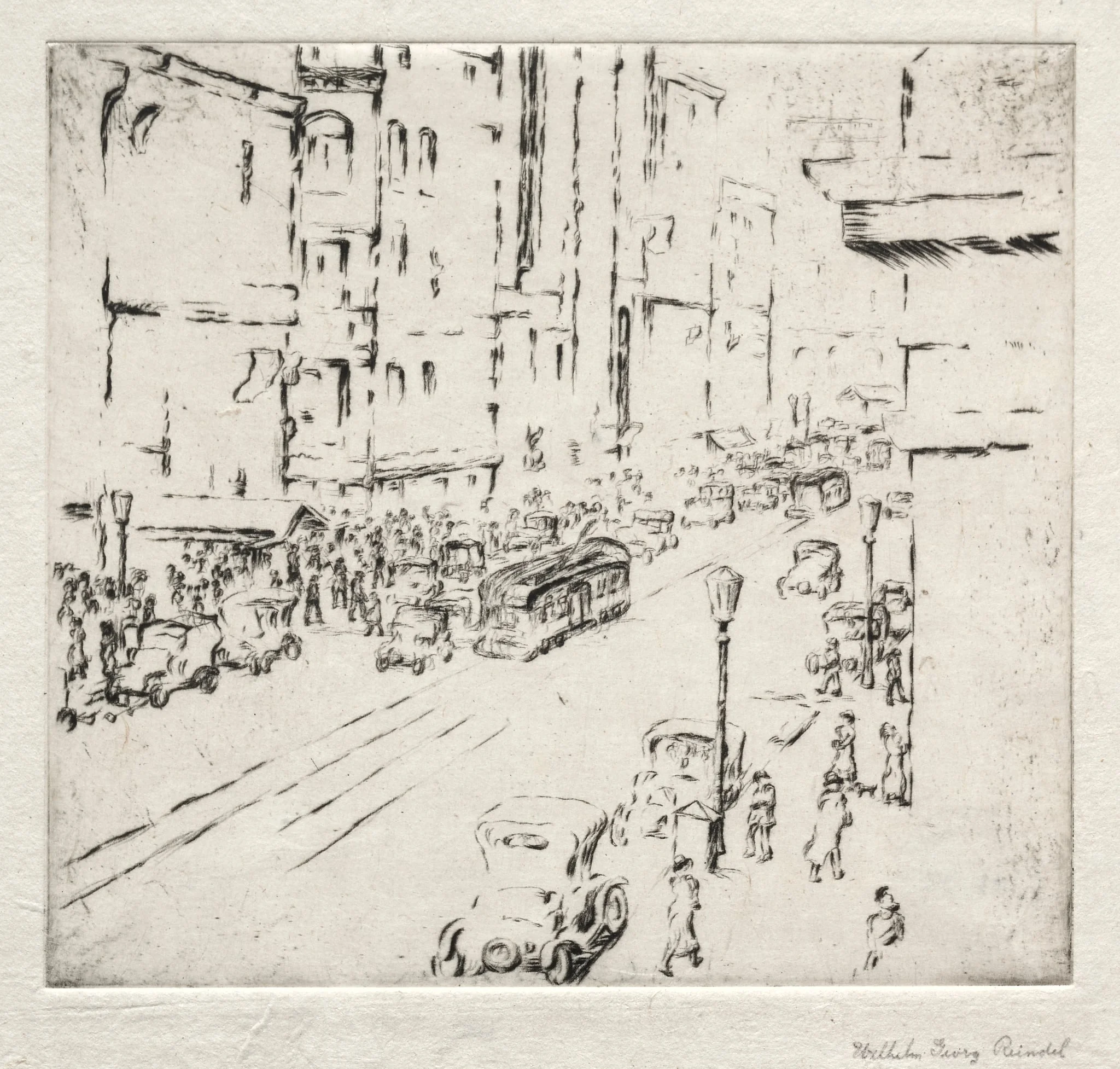 The Avenue, detail