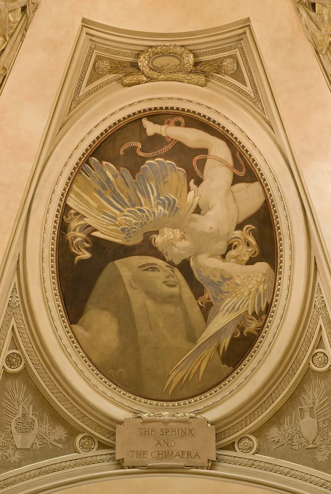 The Sphinx and the Chimaera, detail