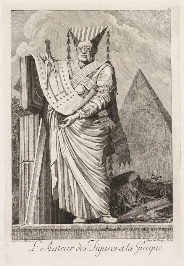 Inventor of Greek Figures, Plate 10, detail