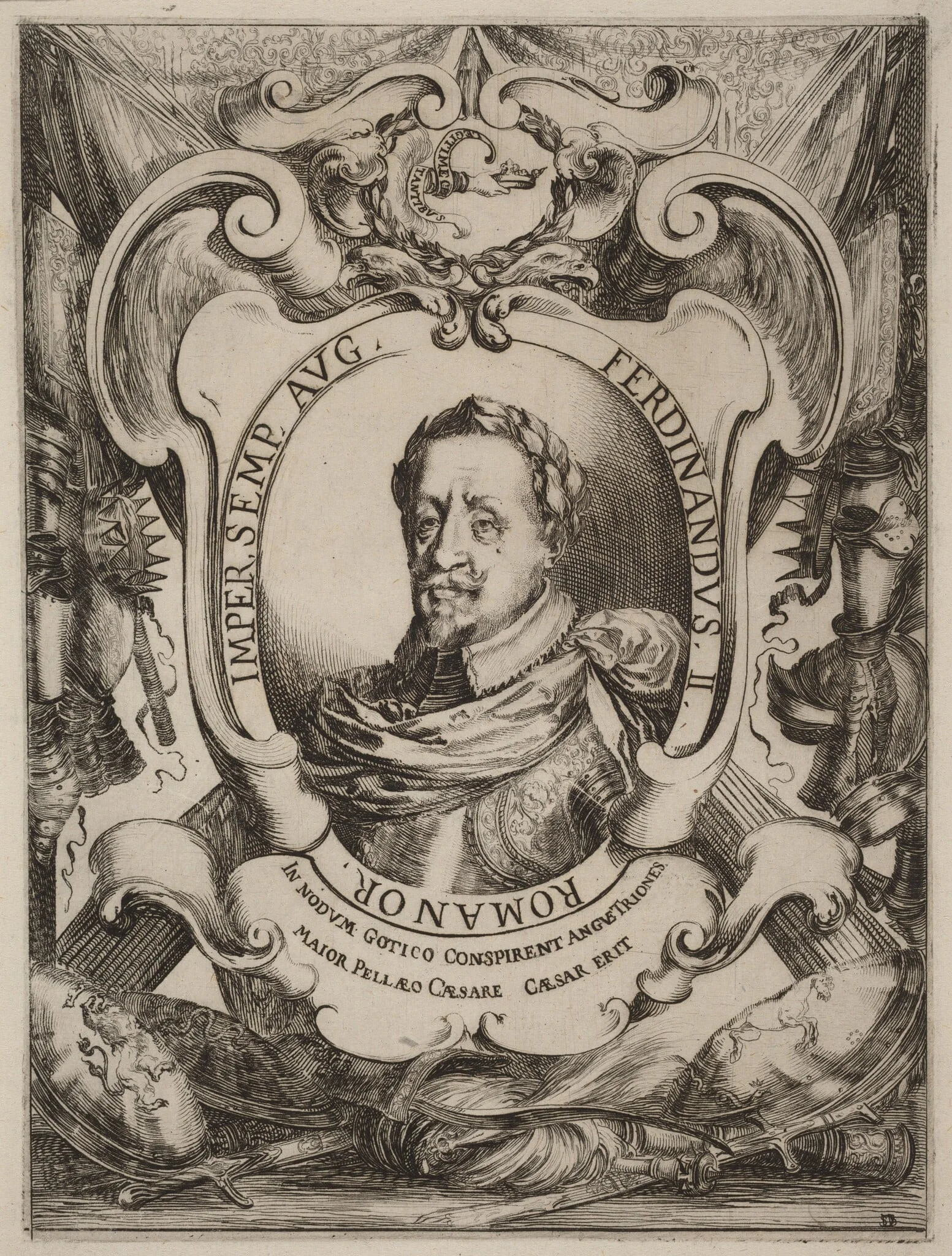 The Emperor Ferdinand II, detail
