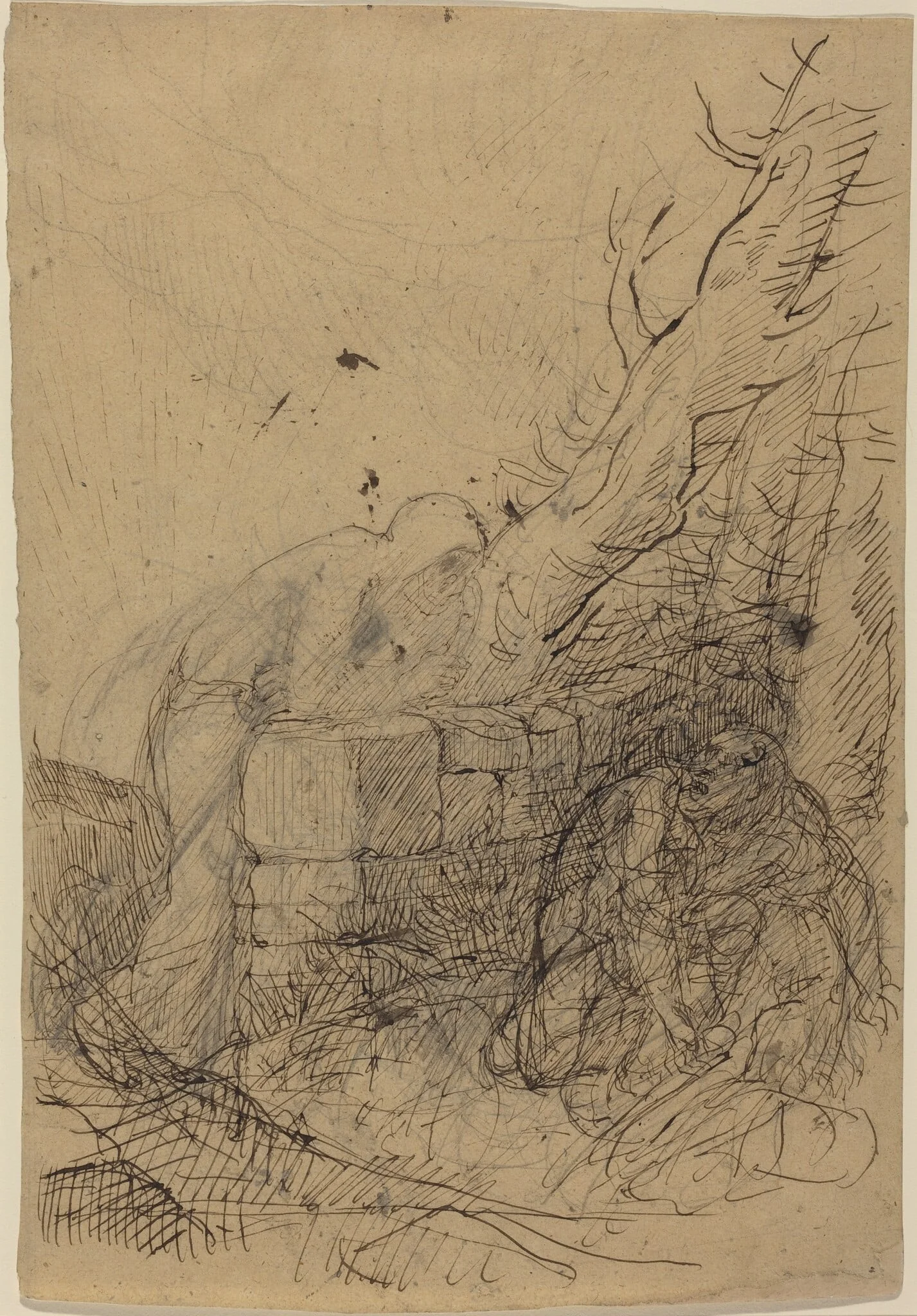 Death and the Woodcutter, detail