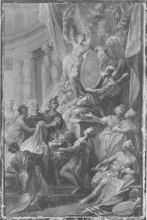 Huldigung an Kurfürst Maximilian III. Joseph von Bayern, detail