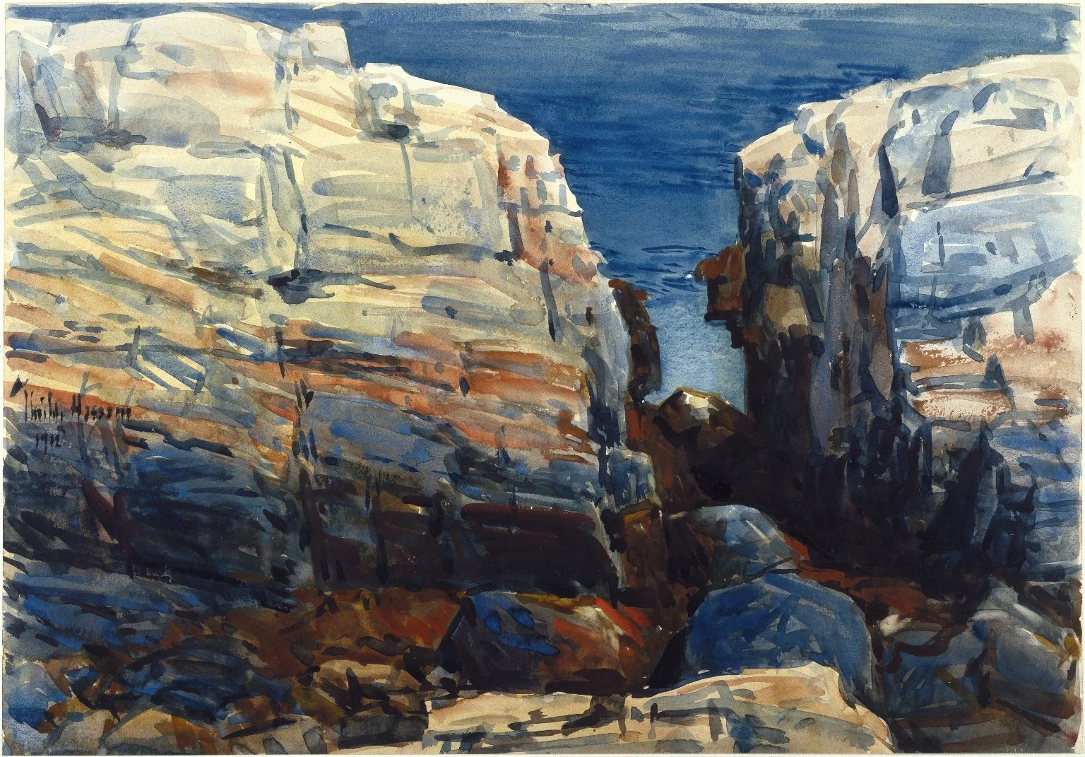 The Gorge, Appledore, detail