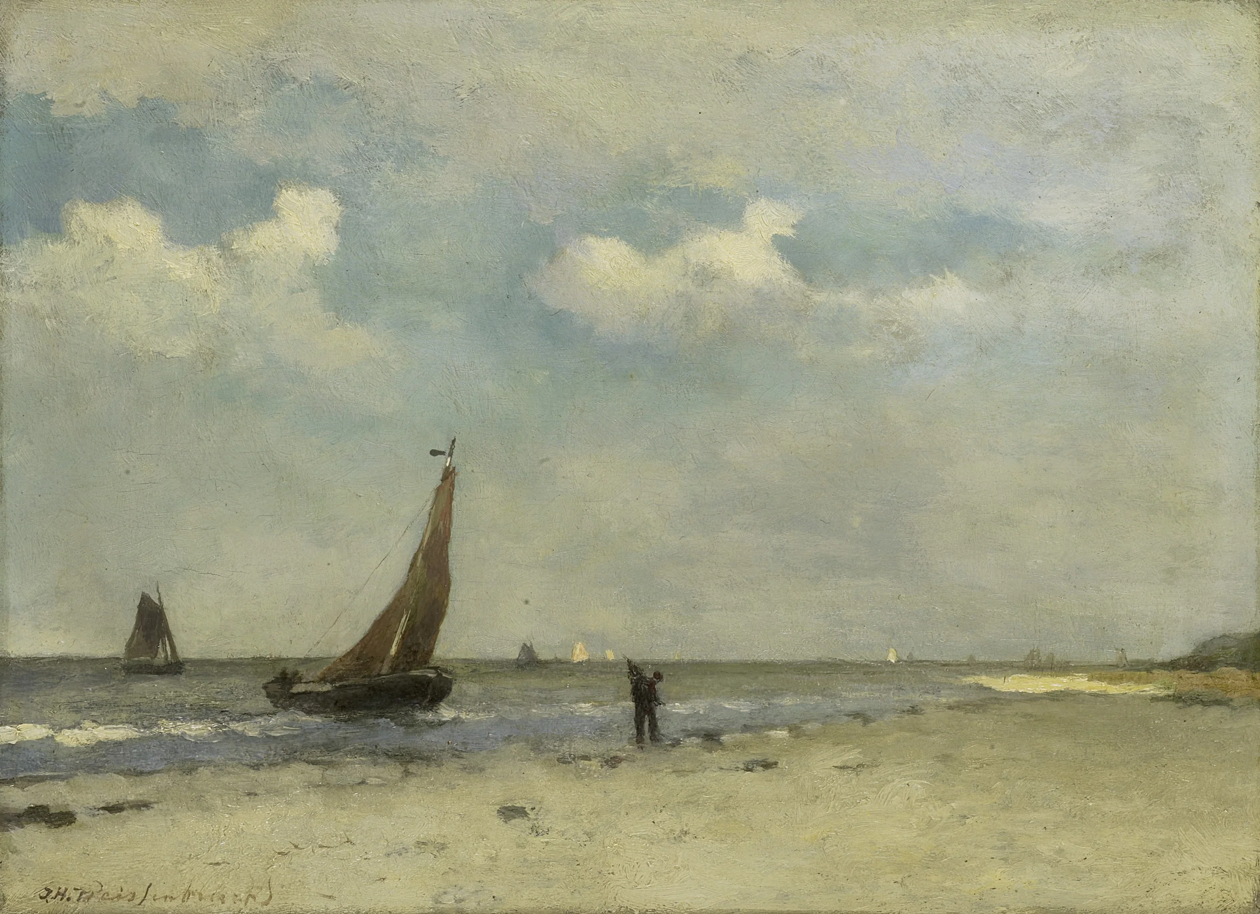 Strandgezicht, detail