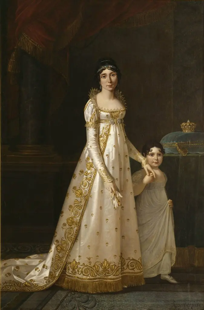 Marie-Julie Clary, Queen of Naples (1777-1845), by Robert Lefèvre, oil, 1807