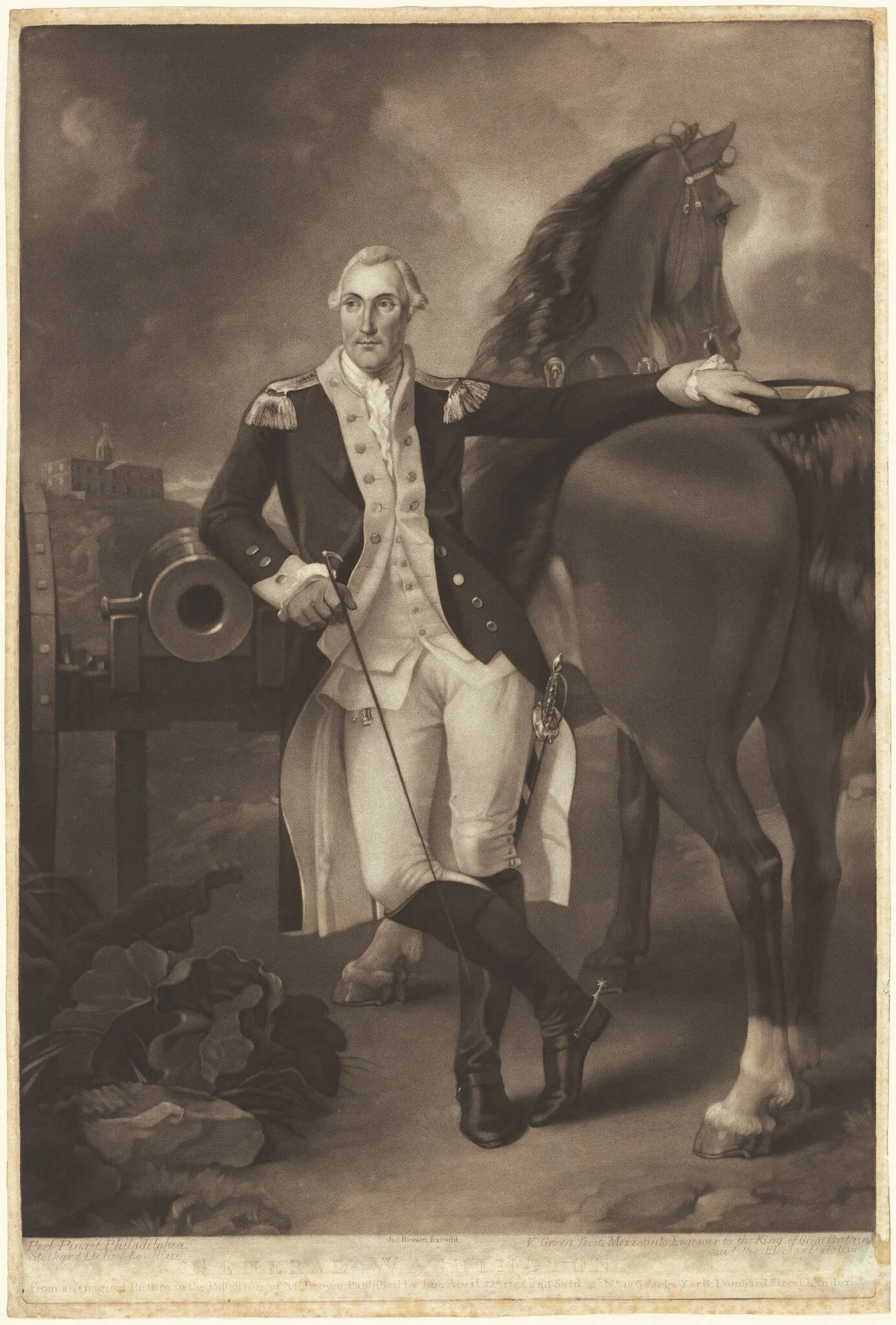George Washington, detail