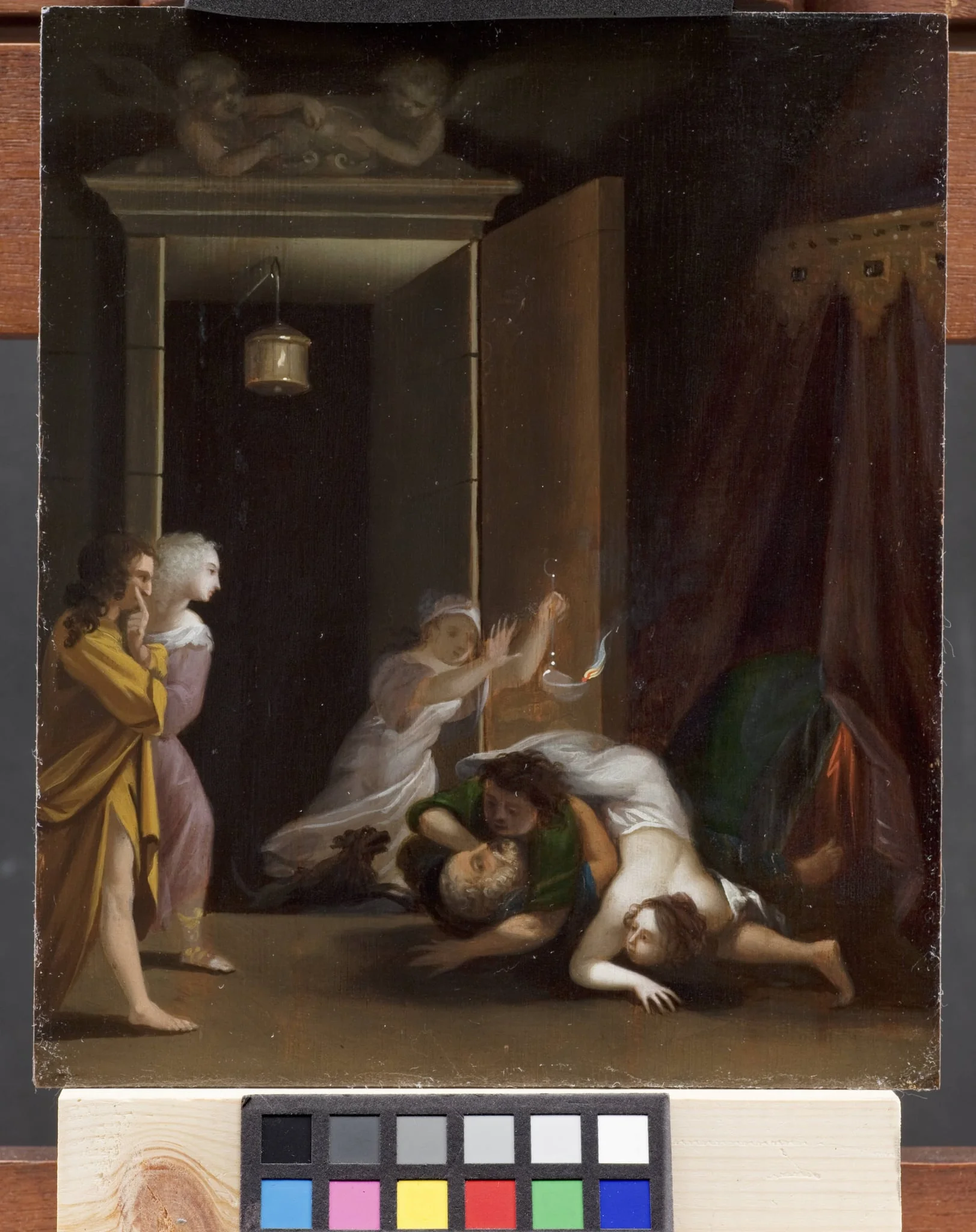 Paris and Helena Surprised by Menelaus, detail