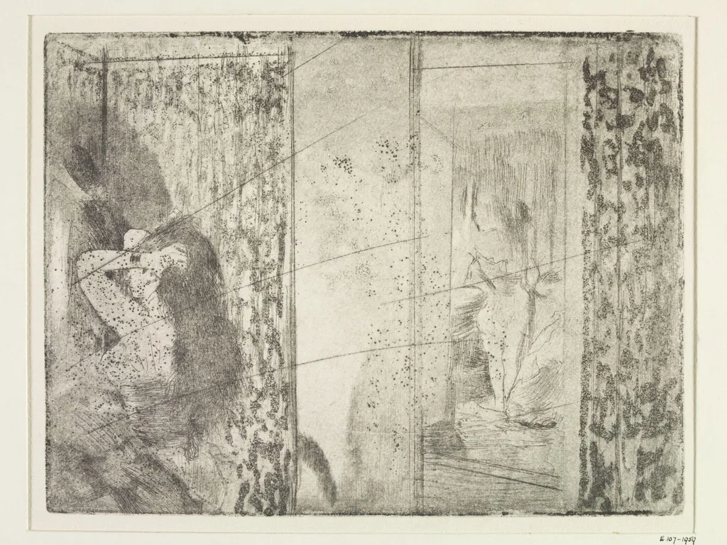 Loges d'actrices, by Hilaire-Germain Edgar Degas, 1880