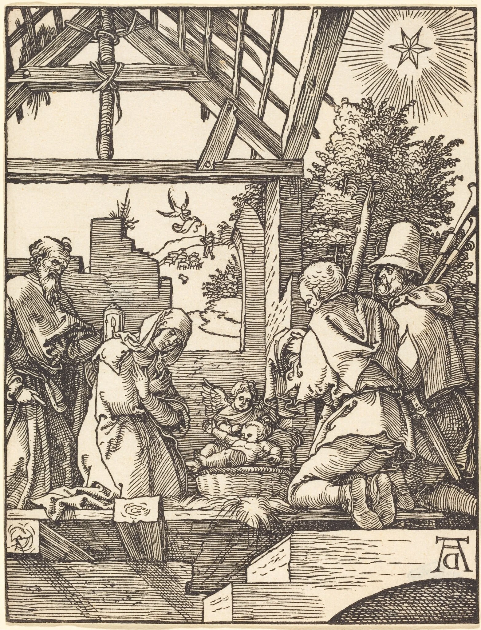 The Nativity, detail