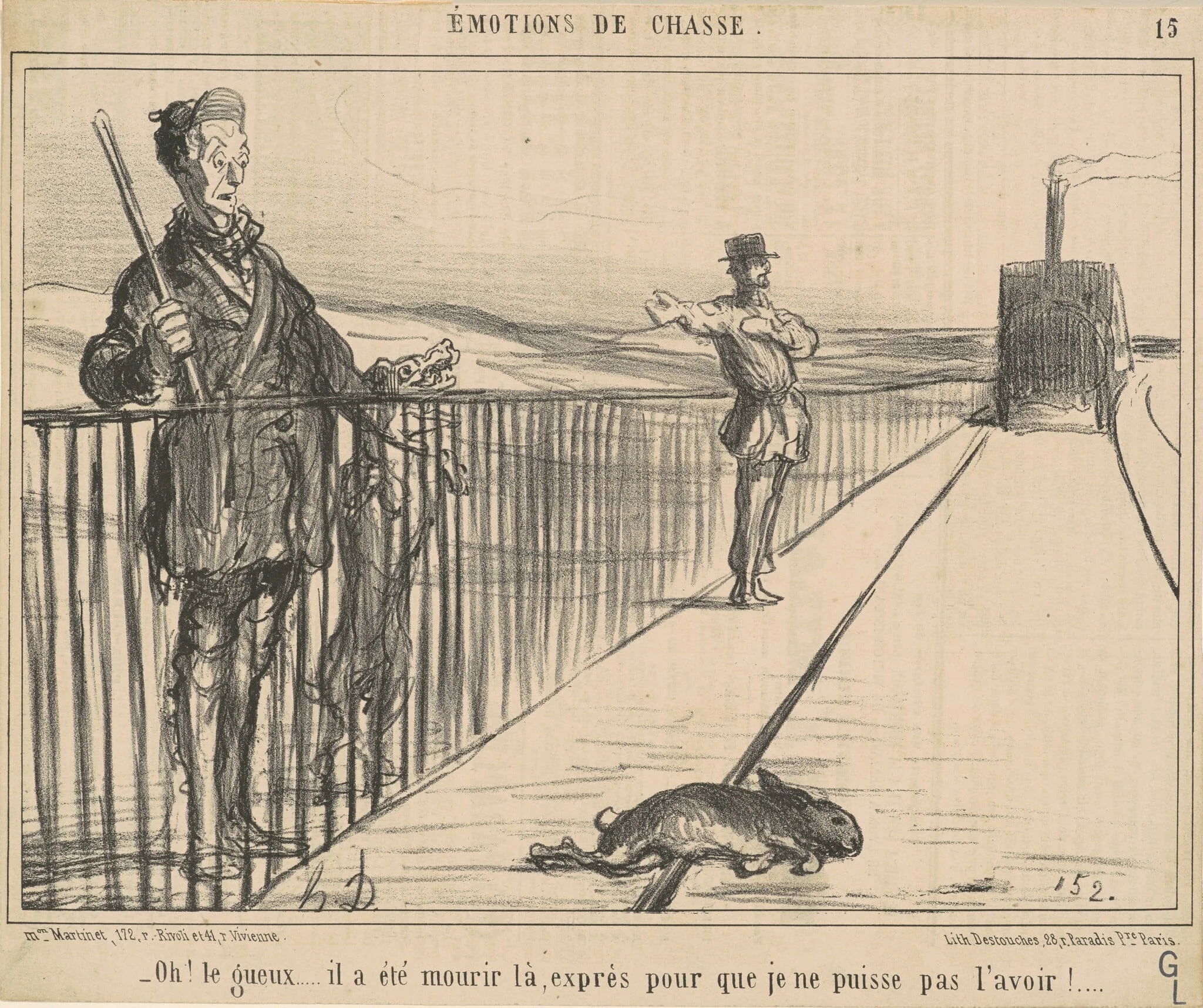 Oh! Le gueux ... il a été mourir la ..., detail