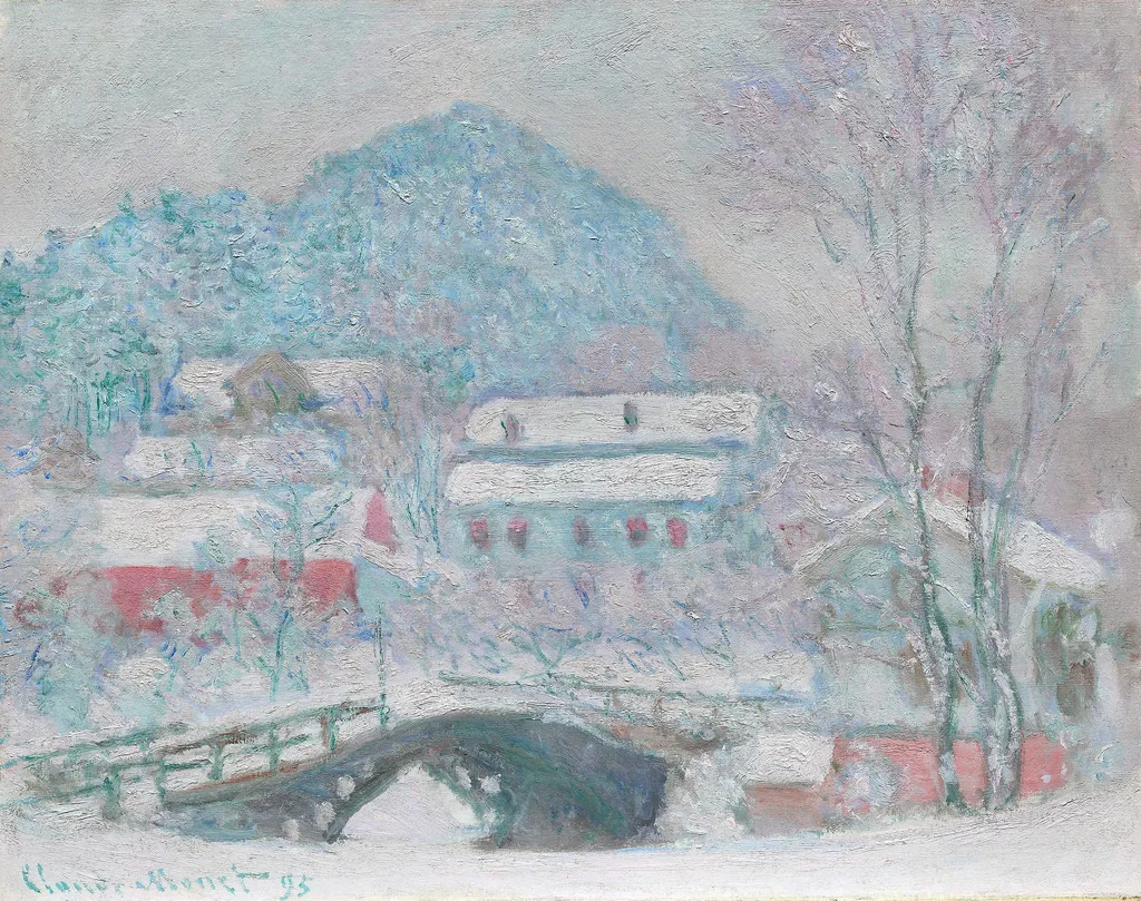 Sandvika, Norway, by Claude Monet, oil, 1898