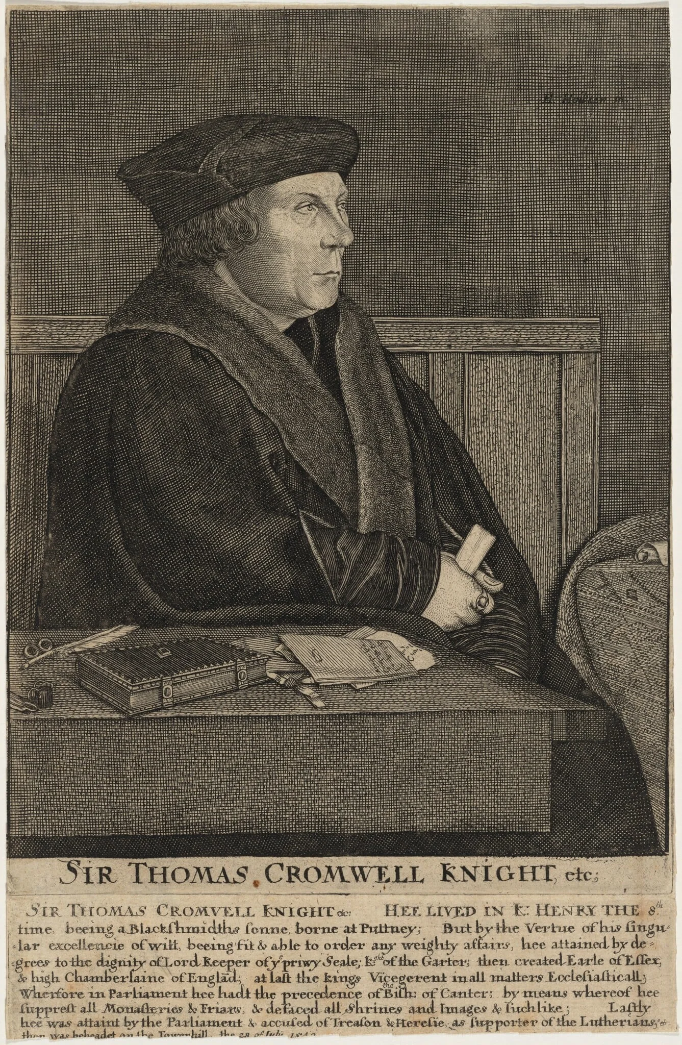 Sir Thomas Cromwell, detail