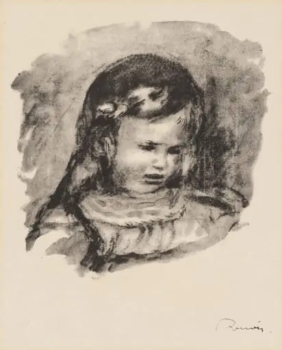 Claude Renoir, the Head Lowered (Claude Renoir, la tête baissée), by Auguste Renoir, 1904