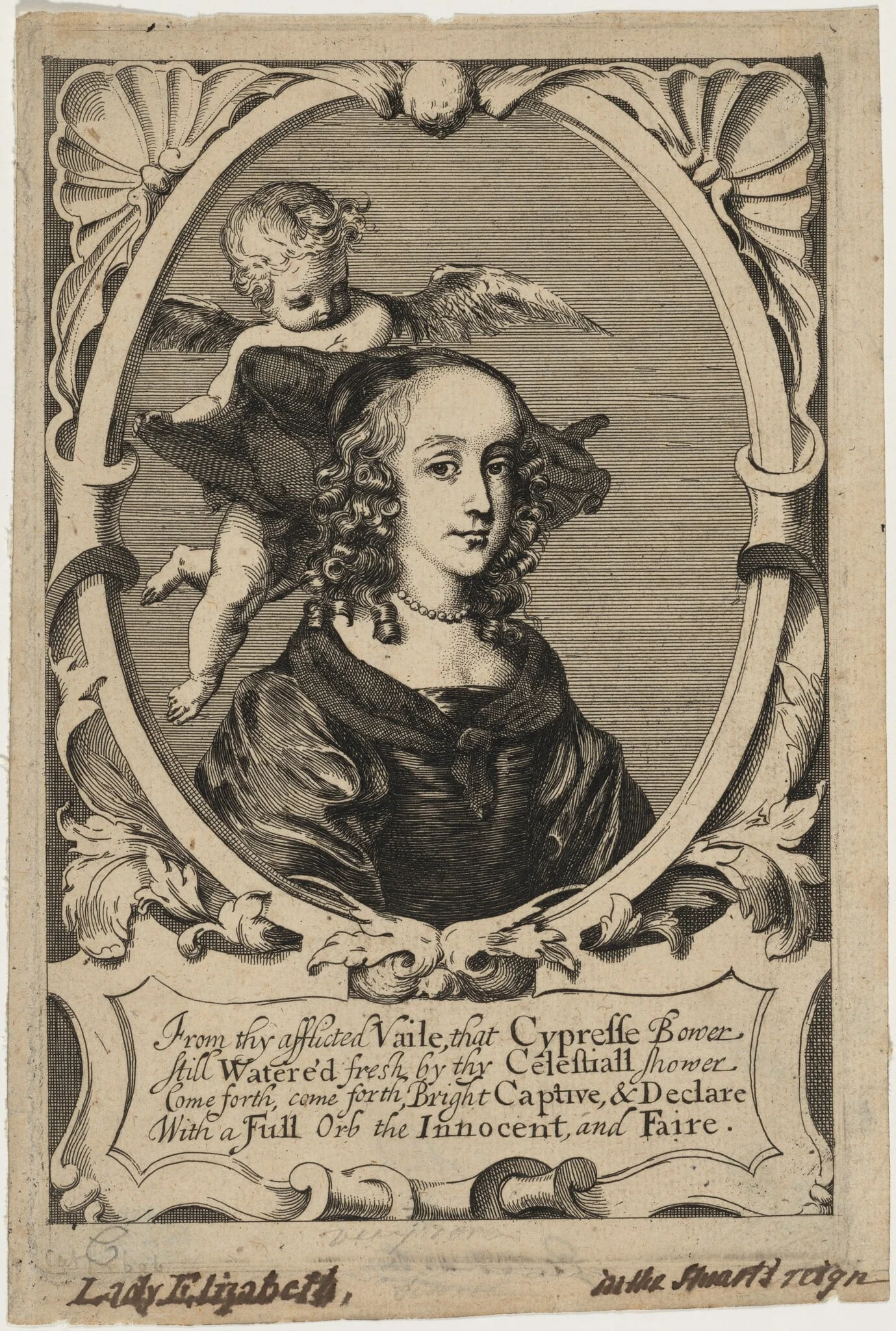 Princess Elizabeth, Second Daughter of Charles I, detail