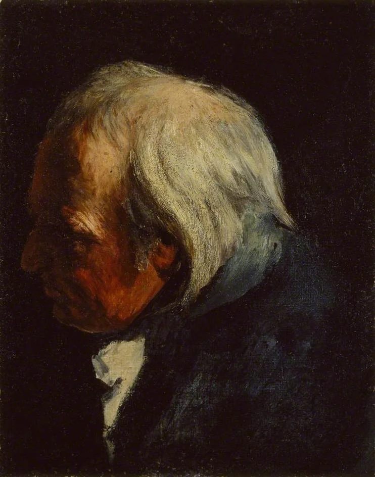 Study of the Head of the old Lieutenant, detail