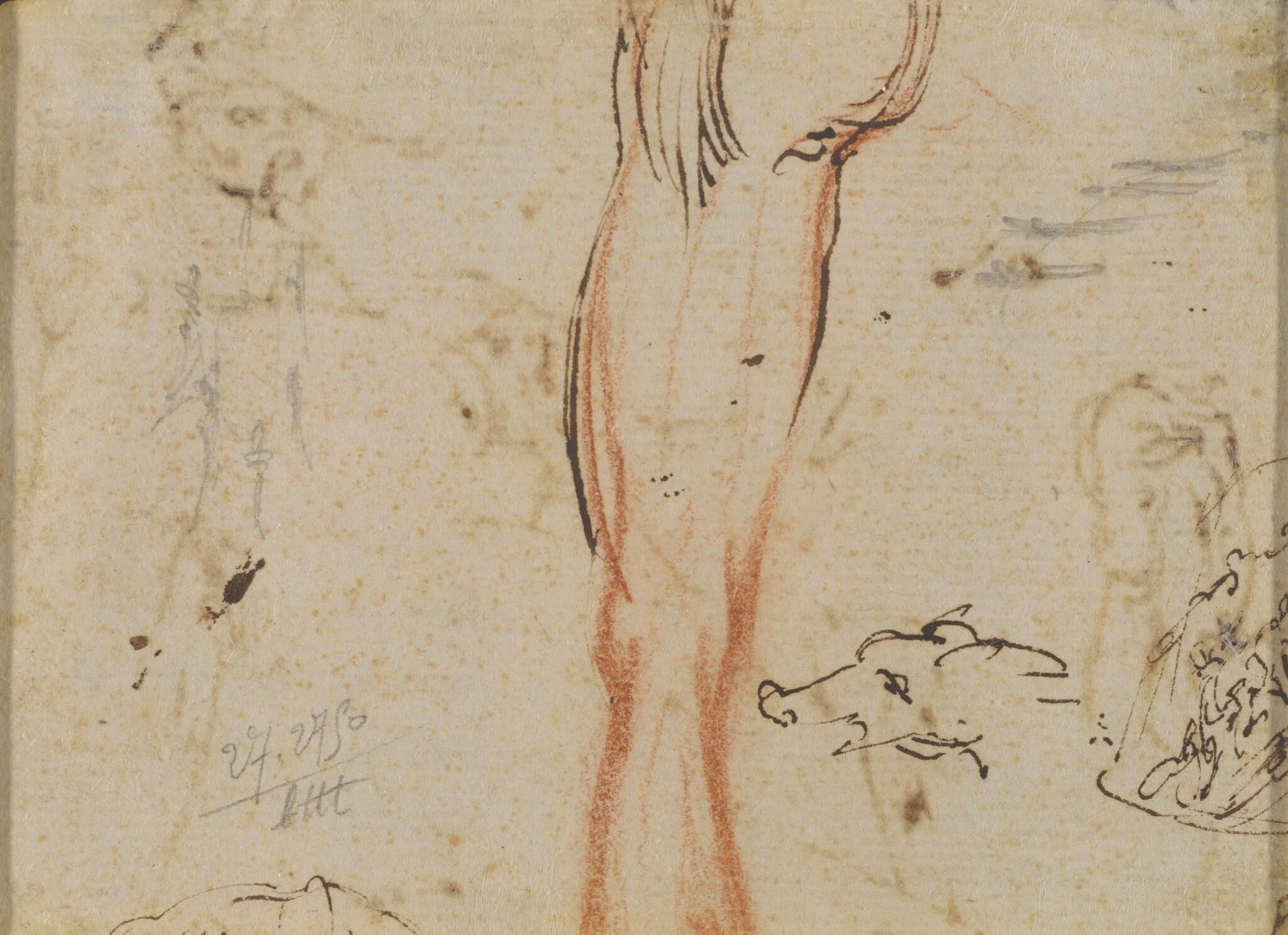 A Leg and a Pig's Head, detail