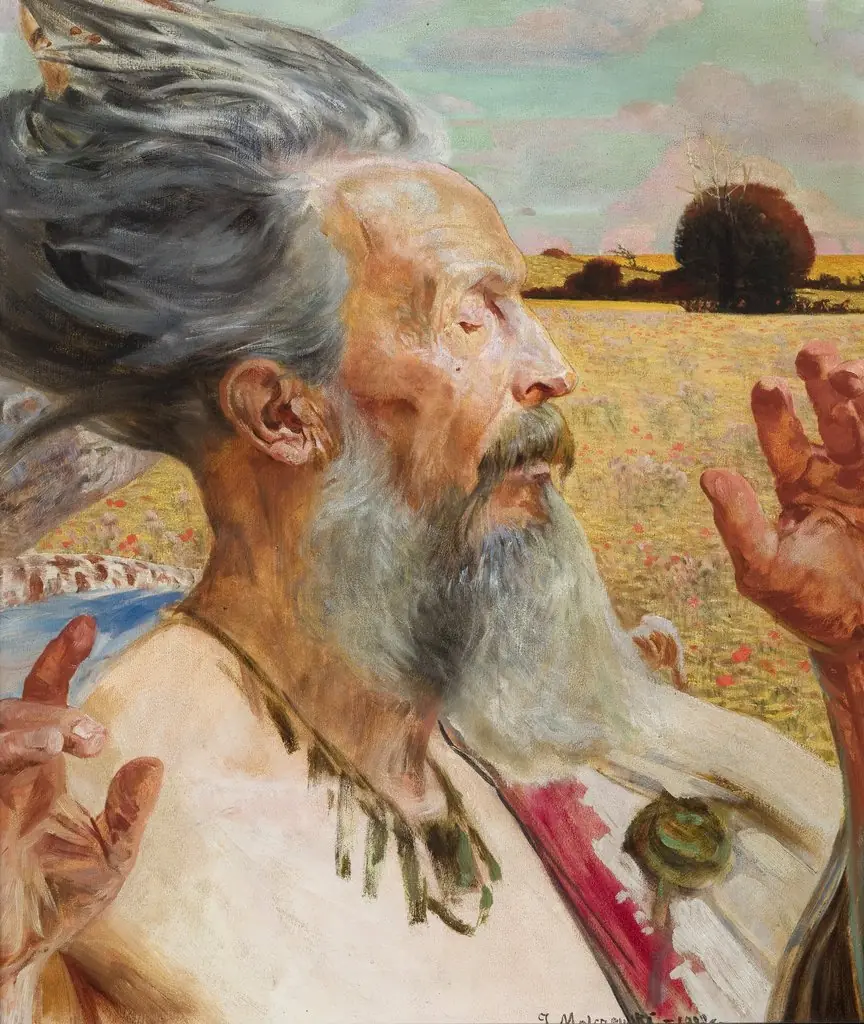 Derwid, by Jacek Malczewski, oil, 1902
