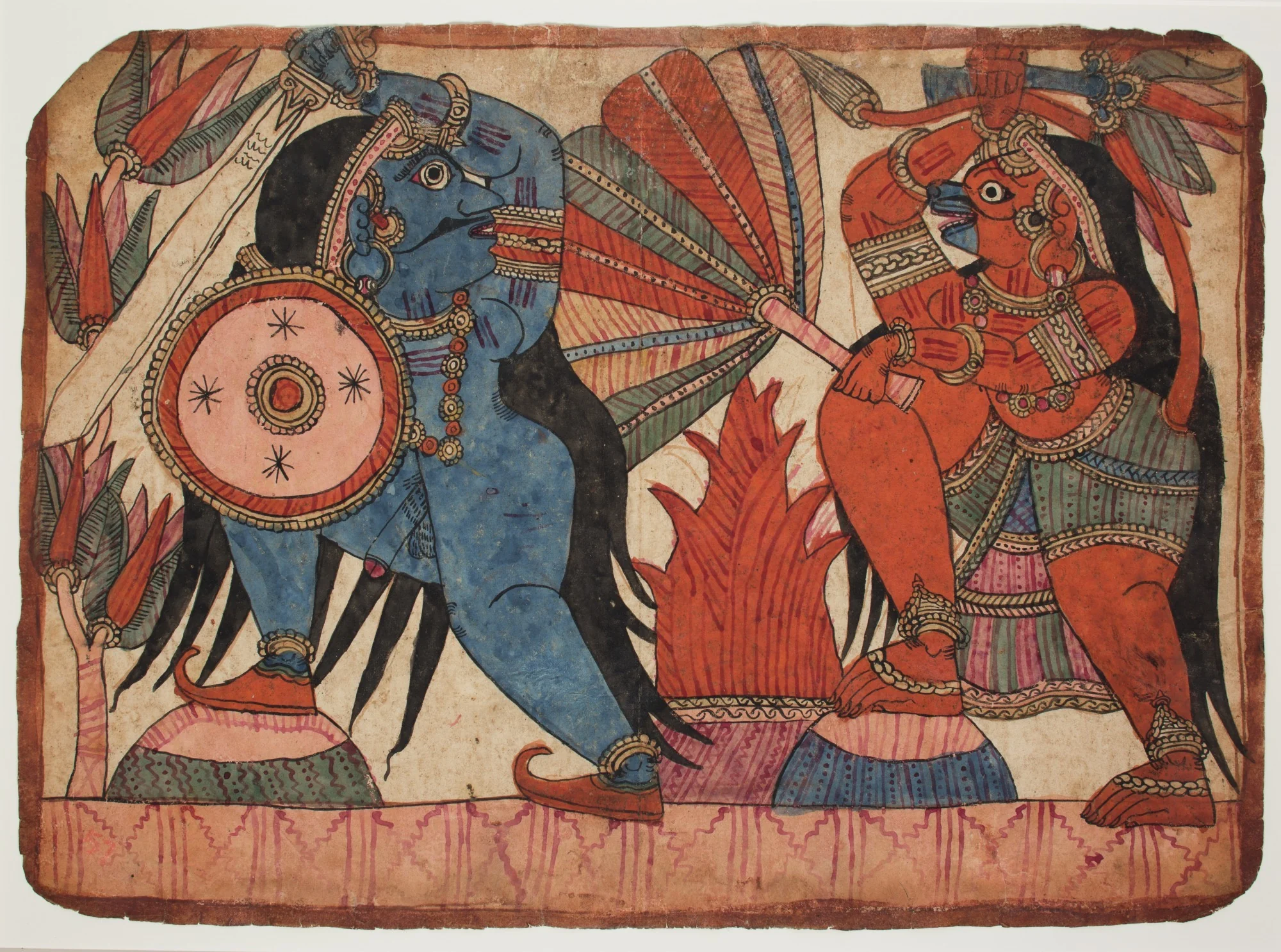 Scene from the Ramayana, detail