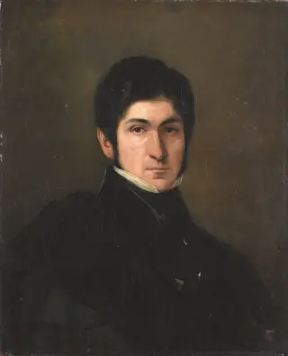 Self-Portrait, by Fyodor Bruni, oil, 1848