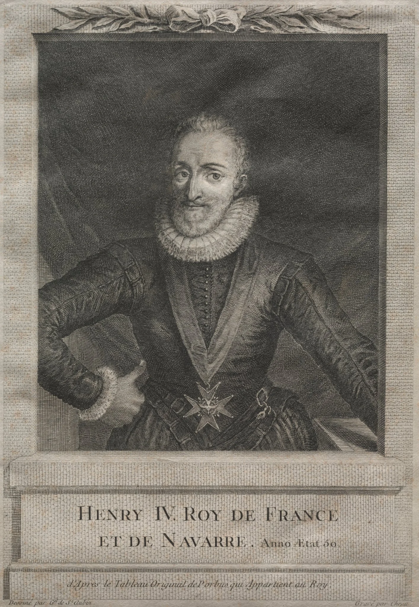 Henry IV, King of France, detail