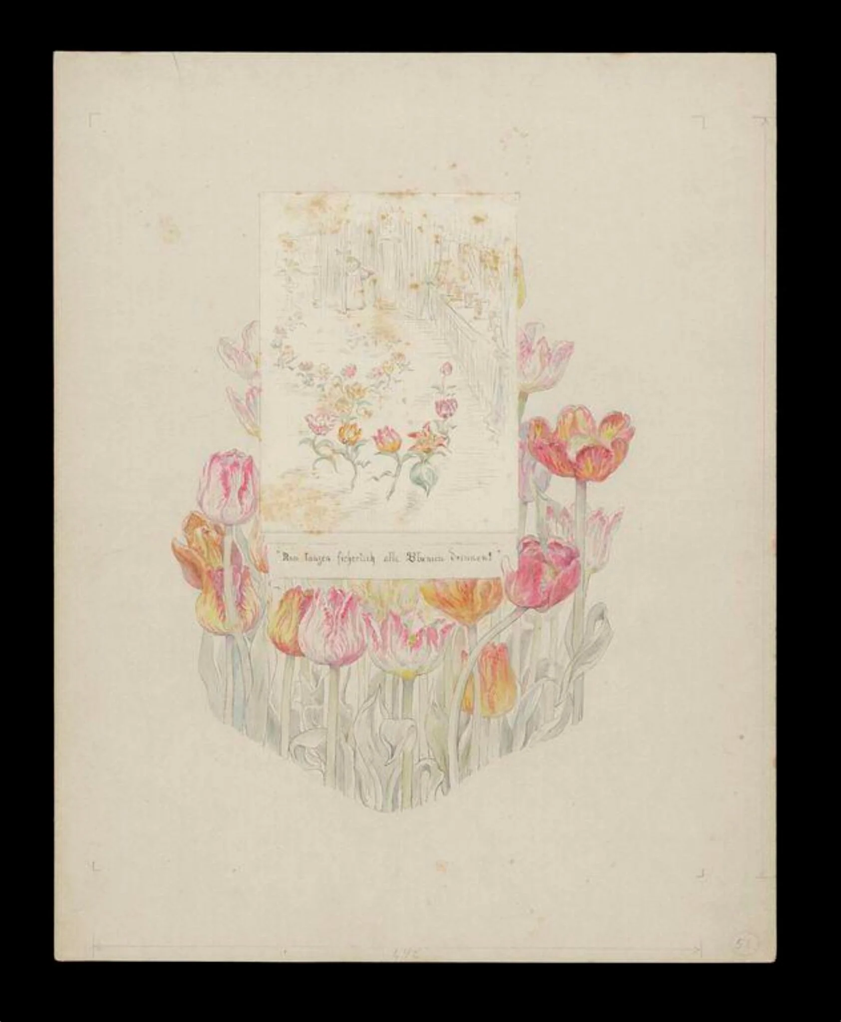 Illustration to 'Little Ida's Flowers', detail
