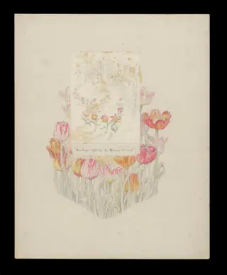 Illustration to 'Little Ida's Flowers', by Beatrix Potter, watercolor, 1894