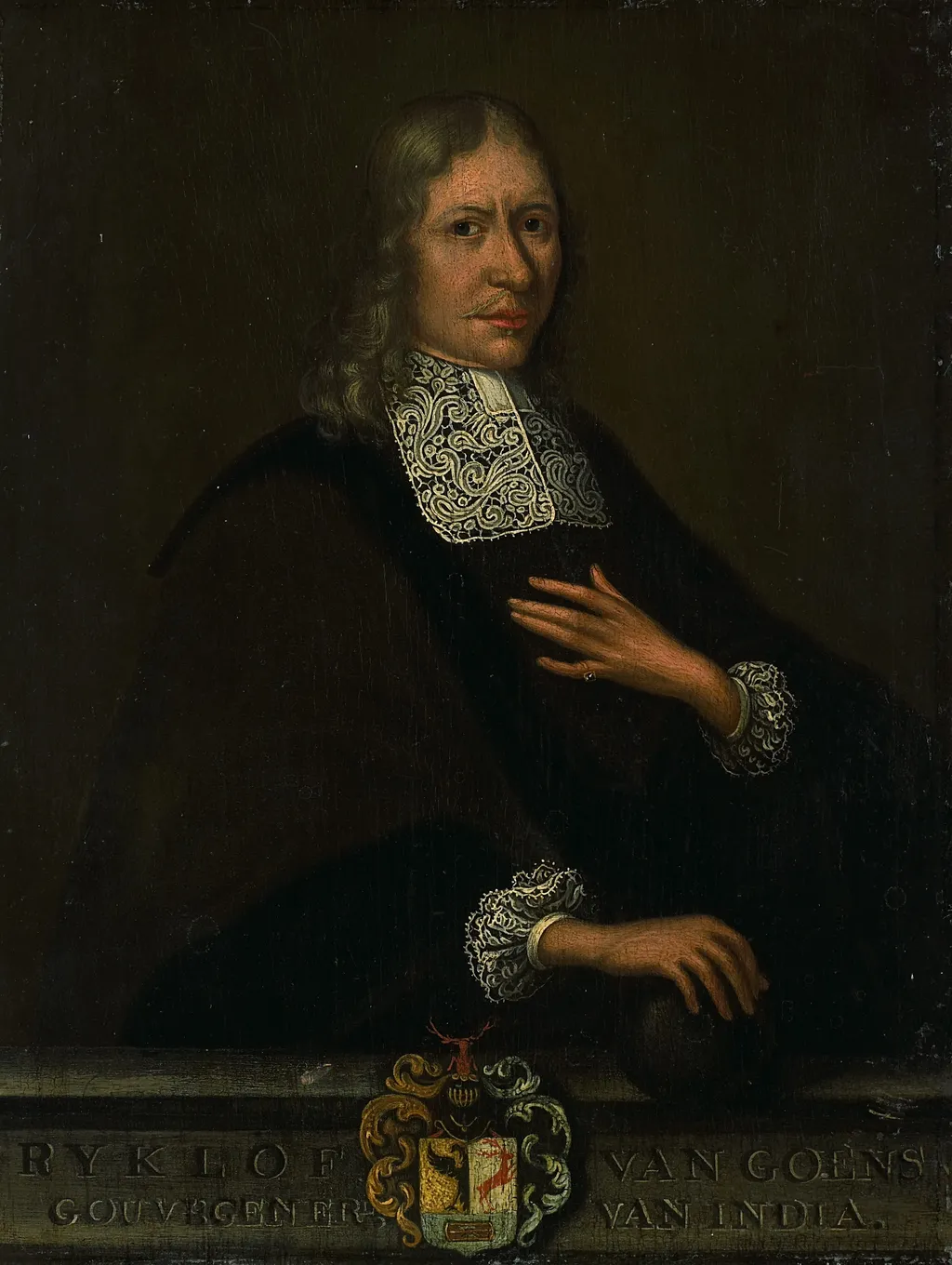 Portrait of Rycklof van Goens (1619-82), Gouverneur-generaal (1678-81), by Martin Palin, oil, 1775