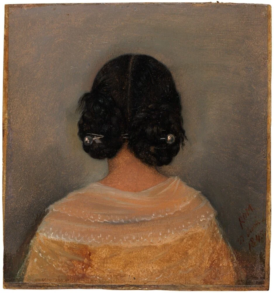 Study of a Woman from Behind, detail