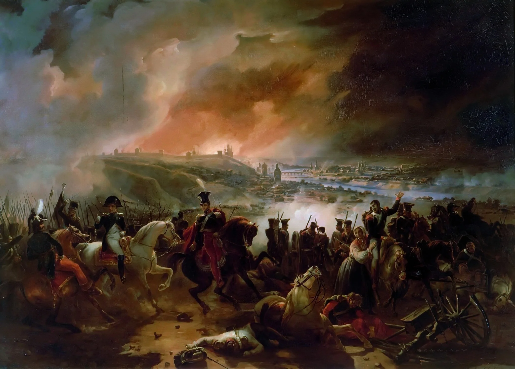 The Battle of Smolensk, 17th August 1812, detail