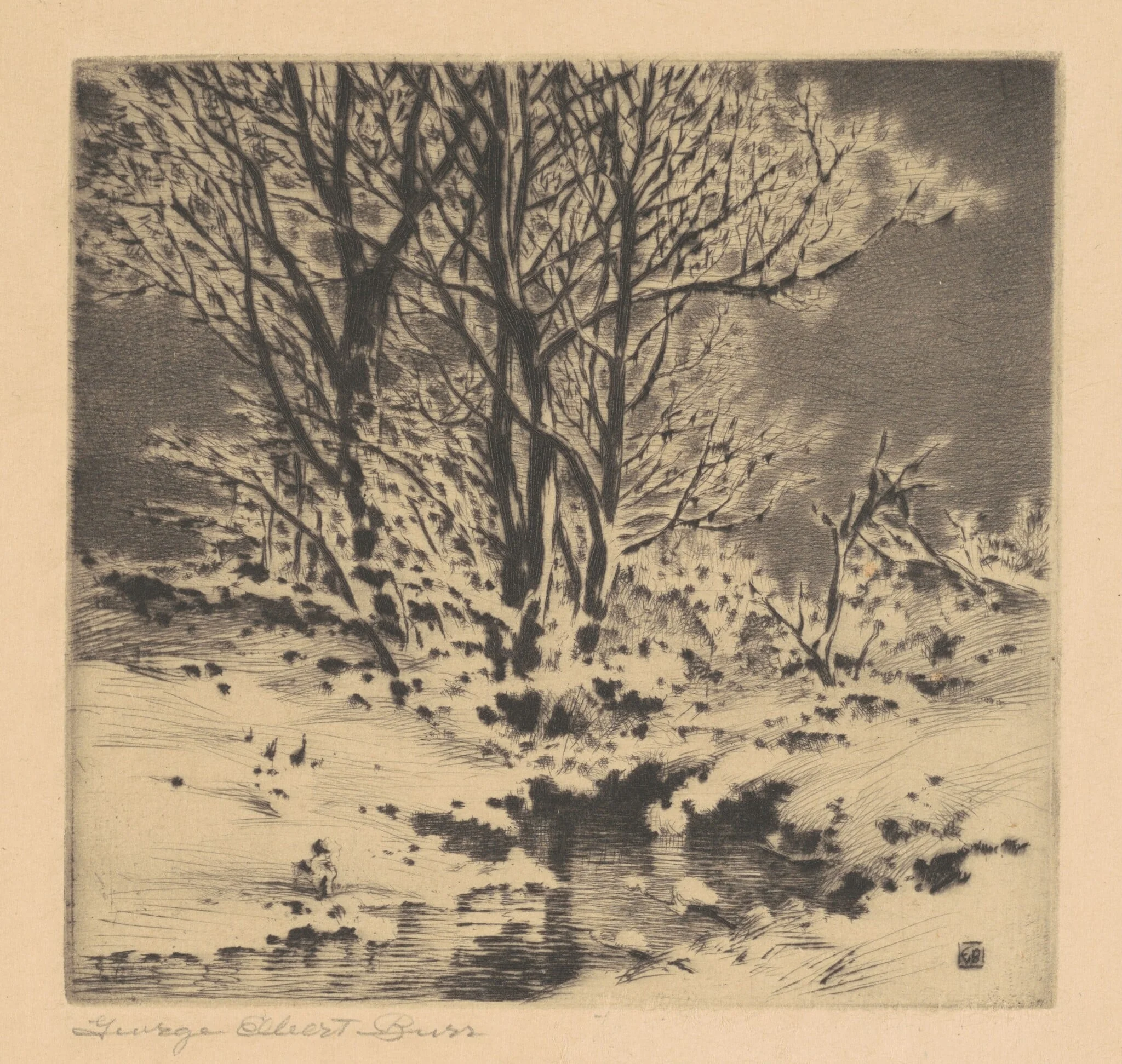 First Snow (No. 1), detail