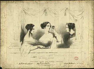 Sketches from the King's Theatre, by Thomas McLean & Co, 1835