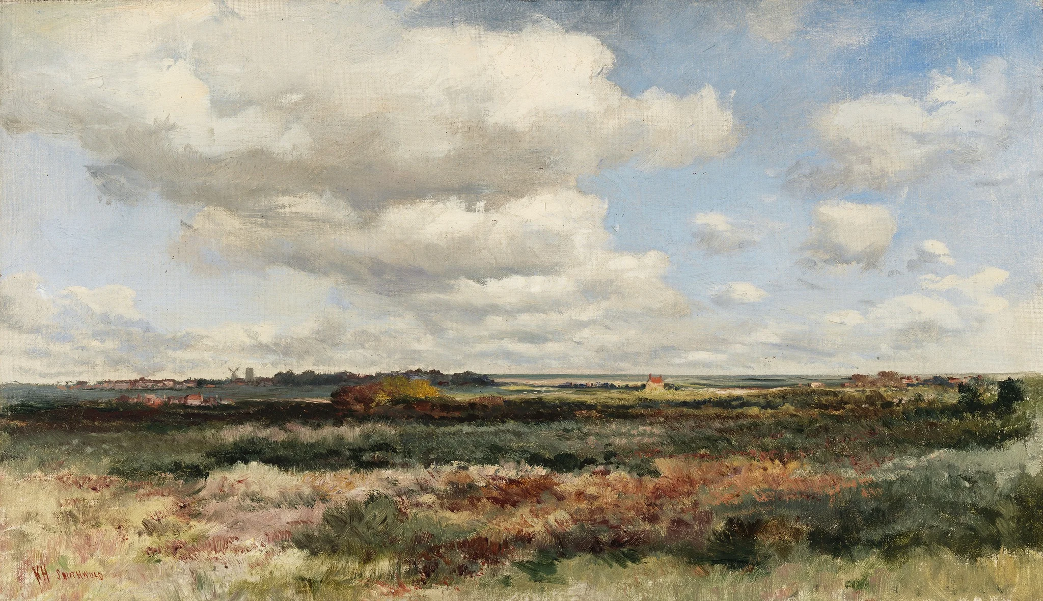 Landscape near Southwold, detail