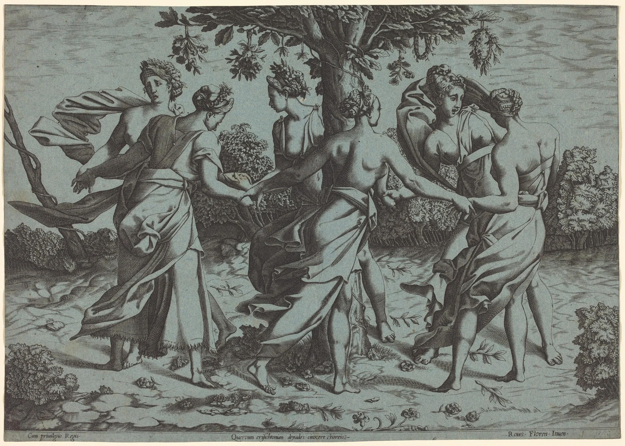 Dance of the Dryades, detail