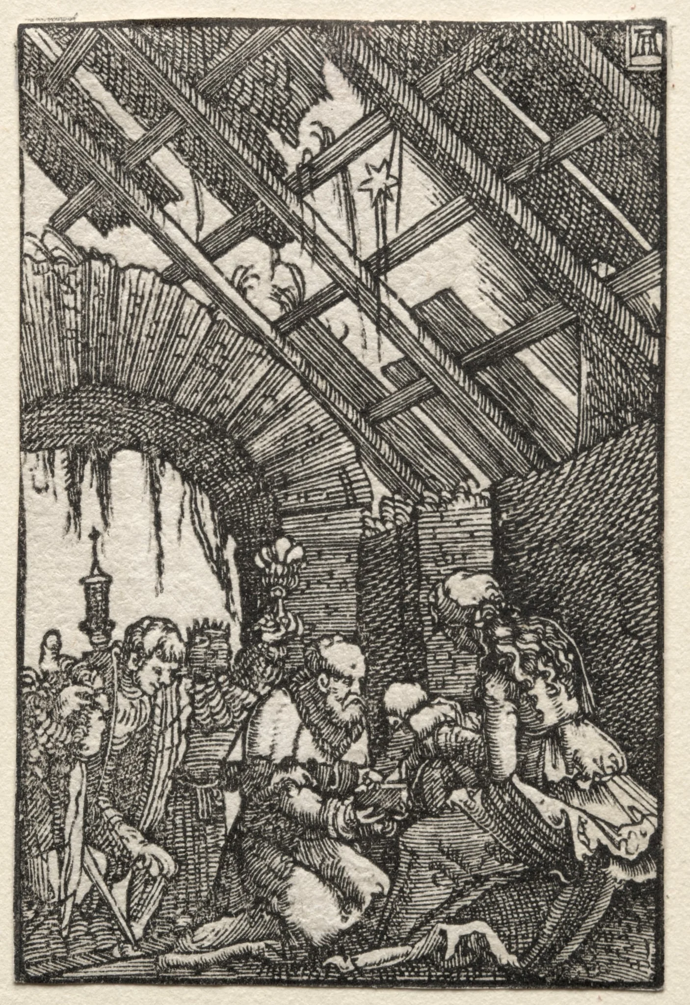 The Fall and Redemption of Man: The Adoration of the Magi, detail