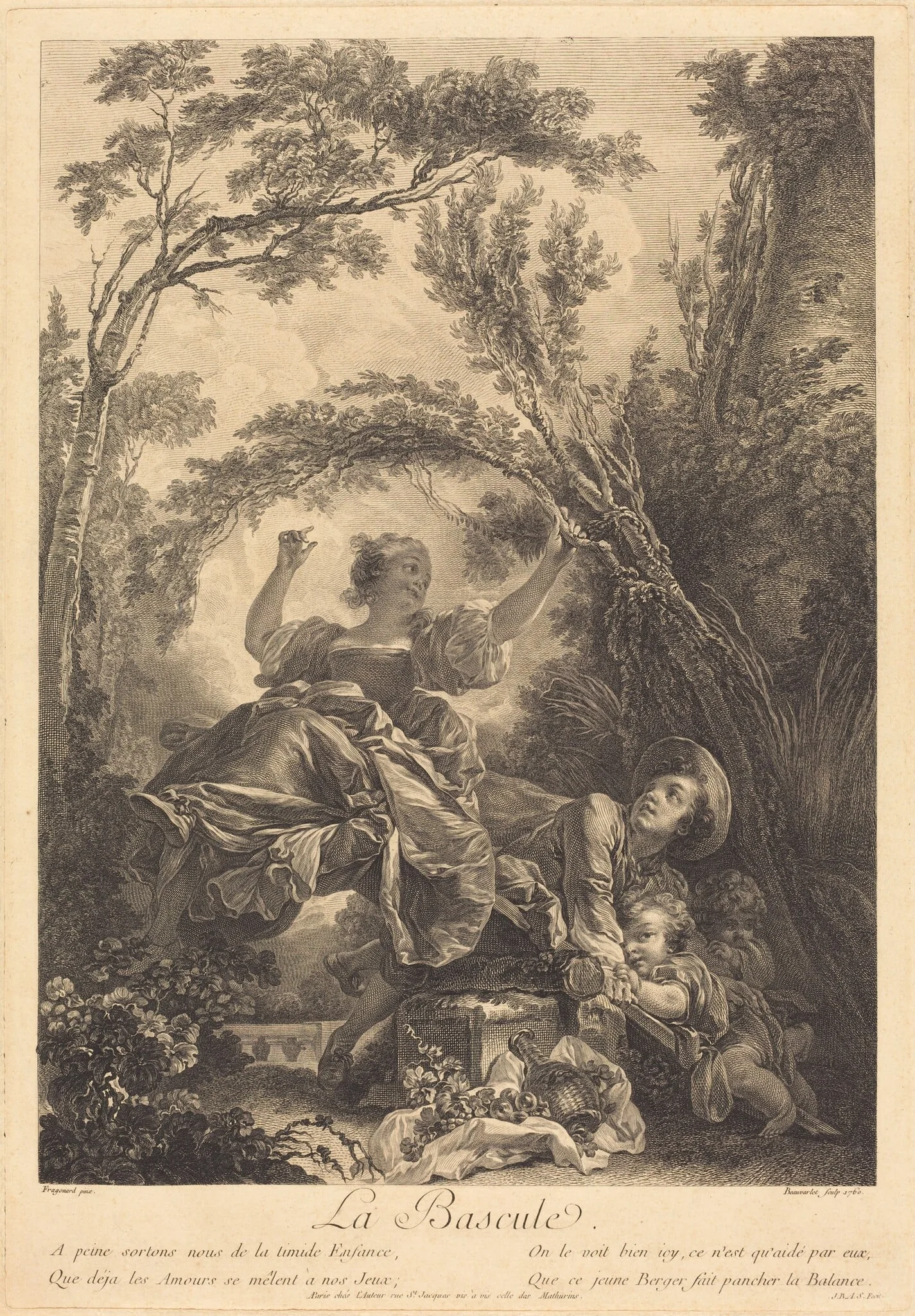 La Bascule, detail