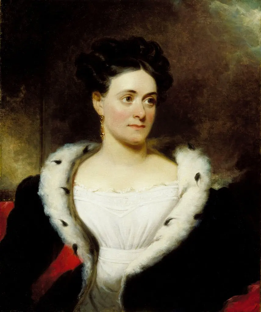 Portrait of Mrs. James W. Wallack, by Henry Inman, unspecified, 1828