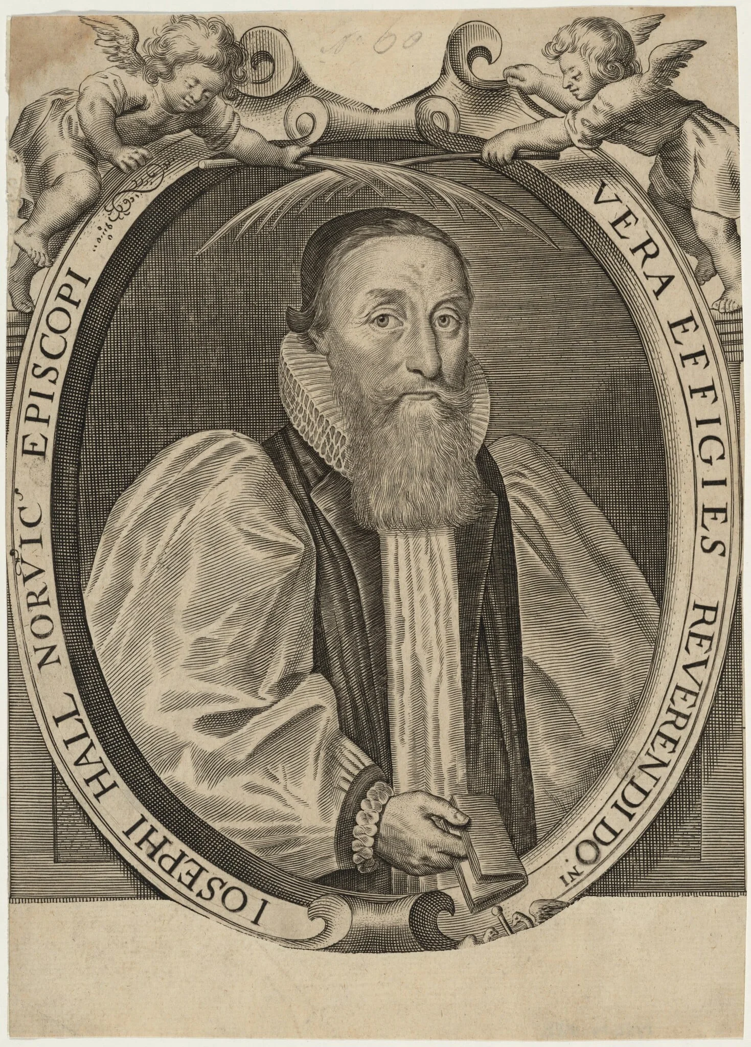 Joseph Hall, Bishop of Norwich, detail